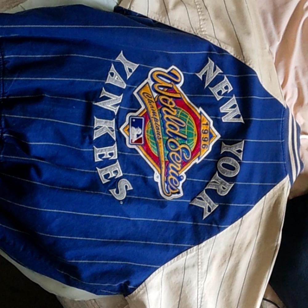 New york Yankees 1996 world series championship reversible jacket - Picture 1 of 3